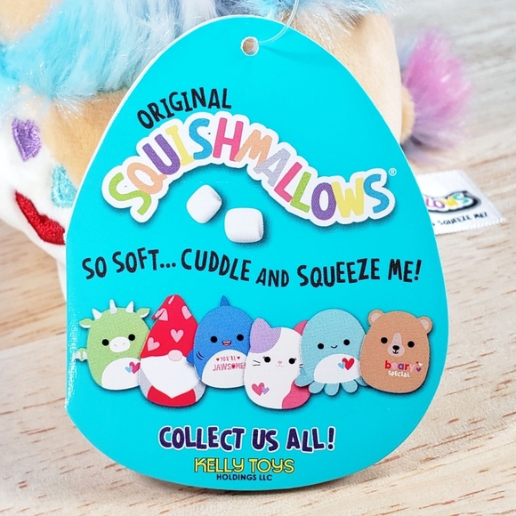 Squishmallow Leonard the Lion 5" UltraSoft Valentine's Day Holiday Plush Toy NWT - Picture 10 of 12